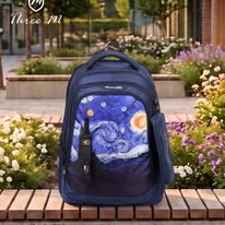 Load image into Gallery viewer, Three M Smart School Bag + Pencil Case 20inch Van Gogh
