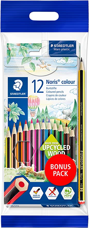 Staedtler Colored Pencils 12 pcs with Pencil & Eraser