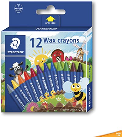 Staedtler wax Crayons 8,  12 , 16 , 24 pcs
