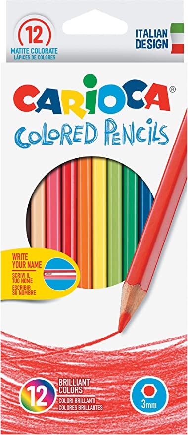 Carioca Pencil colors 6 ,12 , 24  pcs
