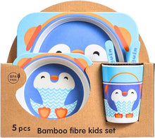 Load image into Gallery viewer, Bambo Kids fibre dinner set 5pcs
