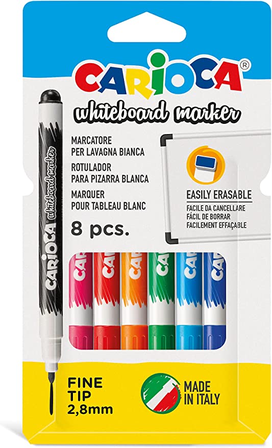 Carioca Whiteboard Markers 4 , 6 , 8 pens