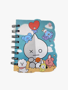 Spiral Notebook With Colored pages and Separators