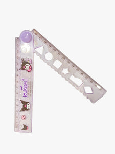 Foldable Ruler with Geometric shapes