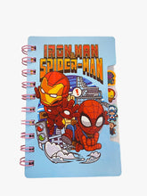 Load image into Gallery viewer, Spiral Avengers Lined Notebook with Separators
