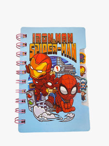 Spiral Avengers Lined Notebook with Separators