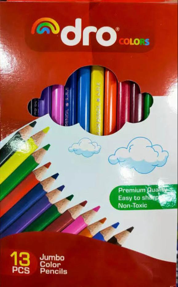 Dro Jumbo Colored pencils 12 pcs
