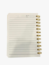 Load image into Gallery viewer, Spiral Unicorn Crazy Eyes Lined Notebook

