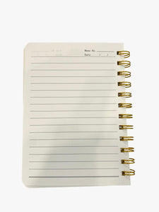 Spiral Unicorn Crazy Eyes Lined Notebook