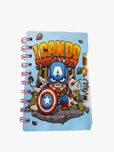 Load image into Gallery viewer, Spiral Avengers Lined Notebook with Separators
