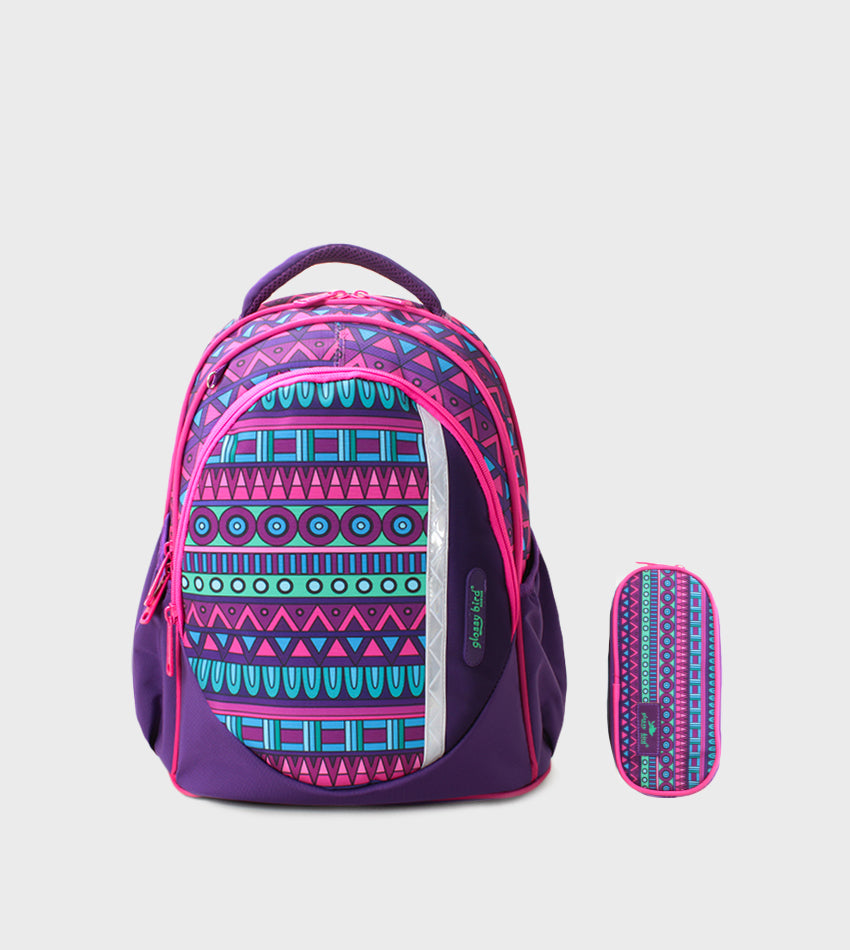 Glossy Bird School Bag  Size 15