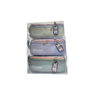 Load image into Gallery viewer, Rabbit Double Zipper Pencil Case

