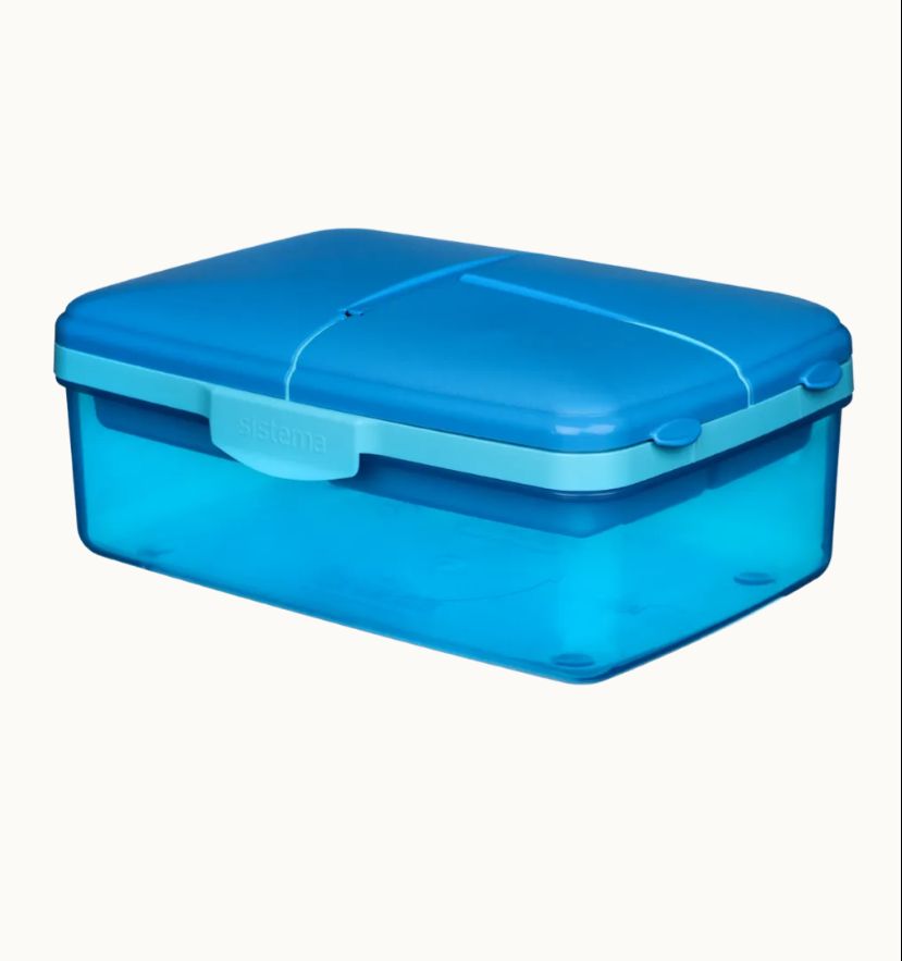 Sistema Lunch Box Slimine Quaddie 1.5L with water bottle
