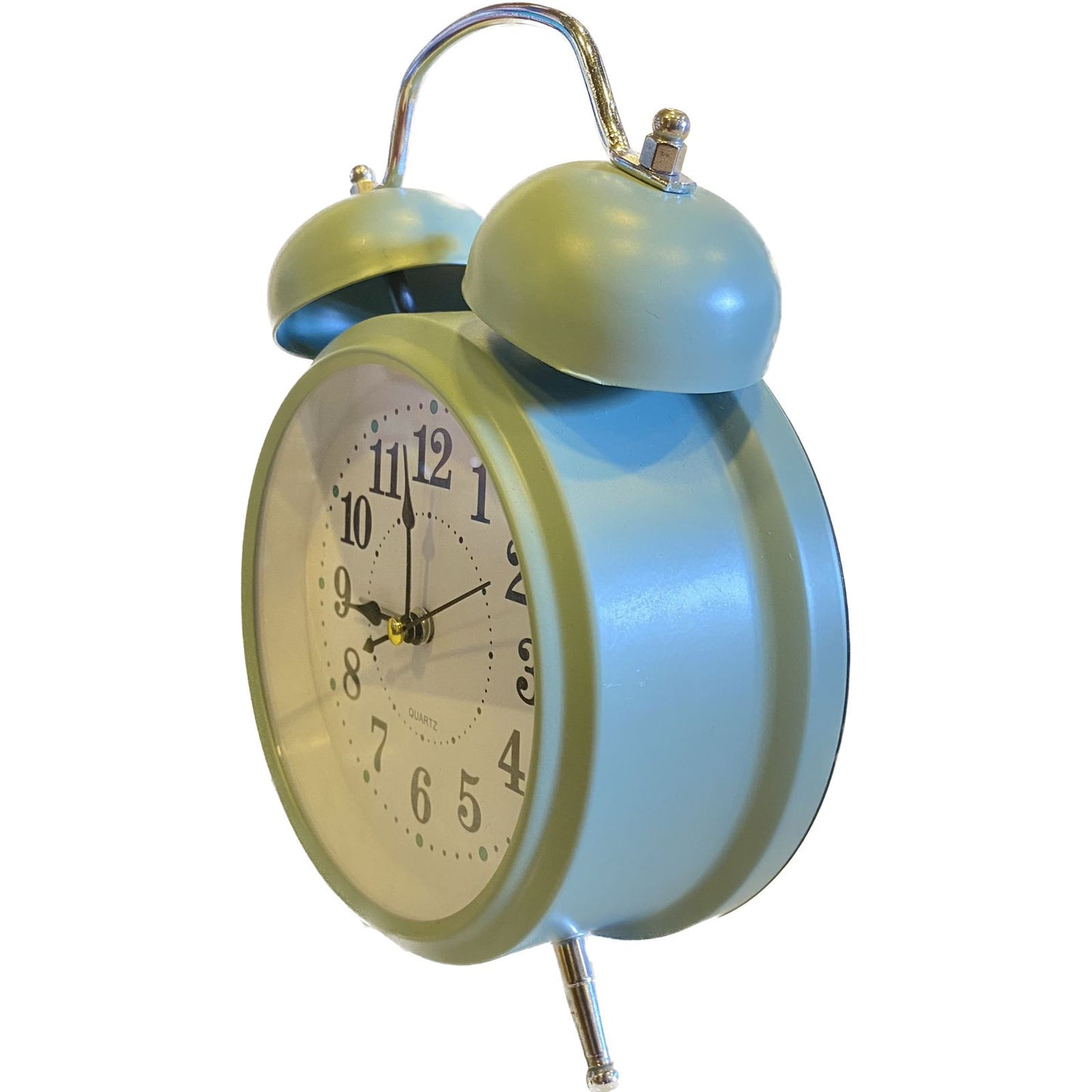 Matte 5 Inch Alarm Analogue Clock With Twin Bell