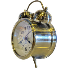 Load image into Gallery viewer, Metallic 3 Inch Alarm Analogue Clock  with Twin Bell
