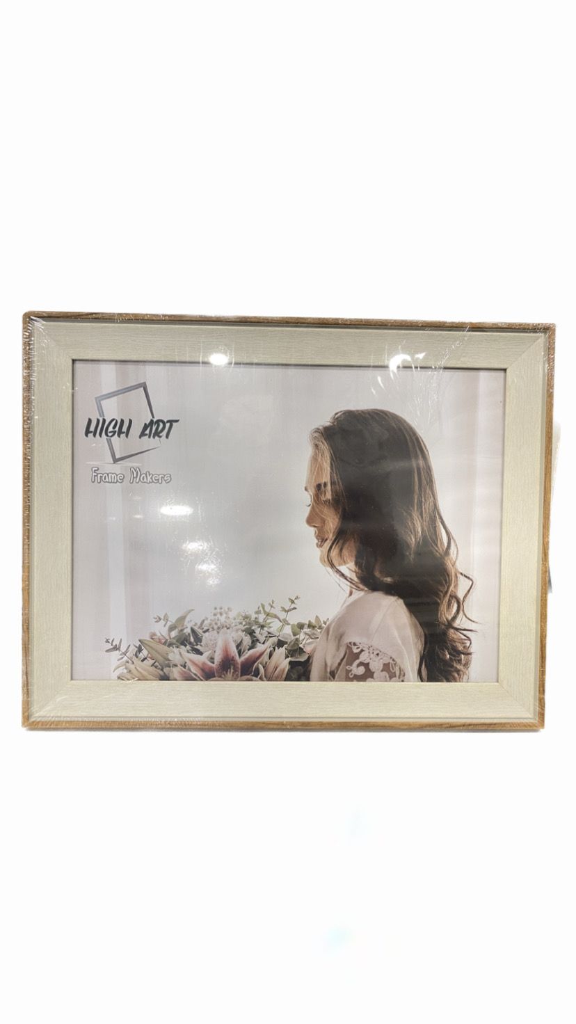 Wooden Frame 40*30 cm with Unbreakable Plastic Frontage