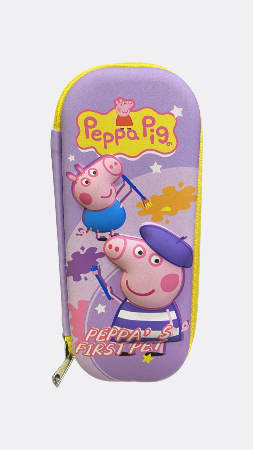 3D Peppa Pig/ Dino Zipper  Pencil Case