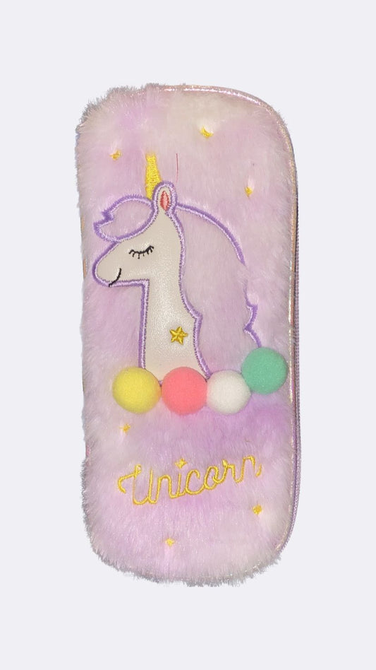 Unicorn Feather Pencil Case