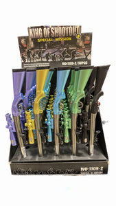 Gun Gel Pen with Flash