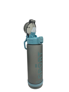 Sport Plastic bottle with rubber Straw with plastic handle 1L