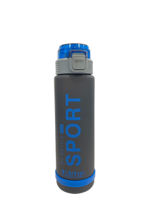 Sport Plastic bottle with rubber Straw with plastic handle 1L