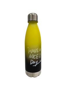 Have a nice day Plastic bottle with Stainless base 740ml