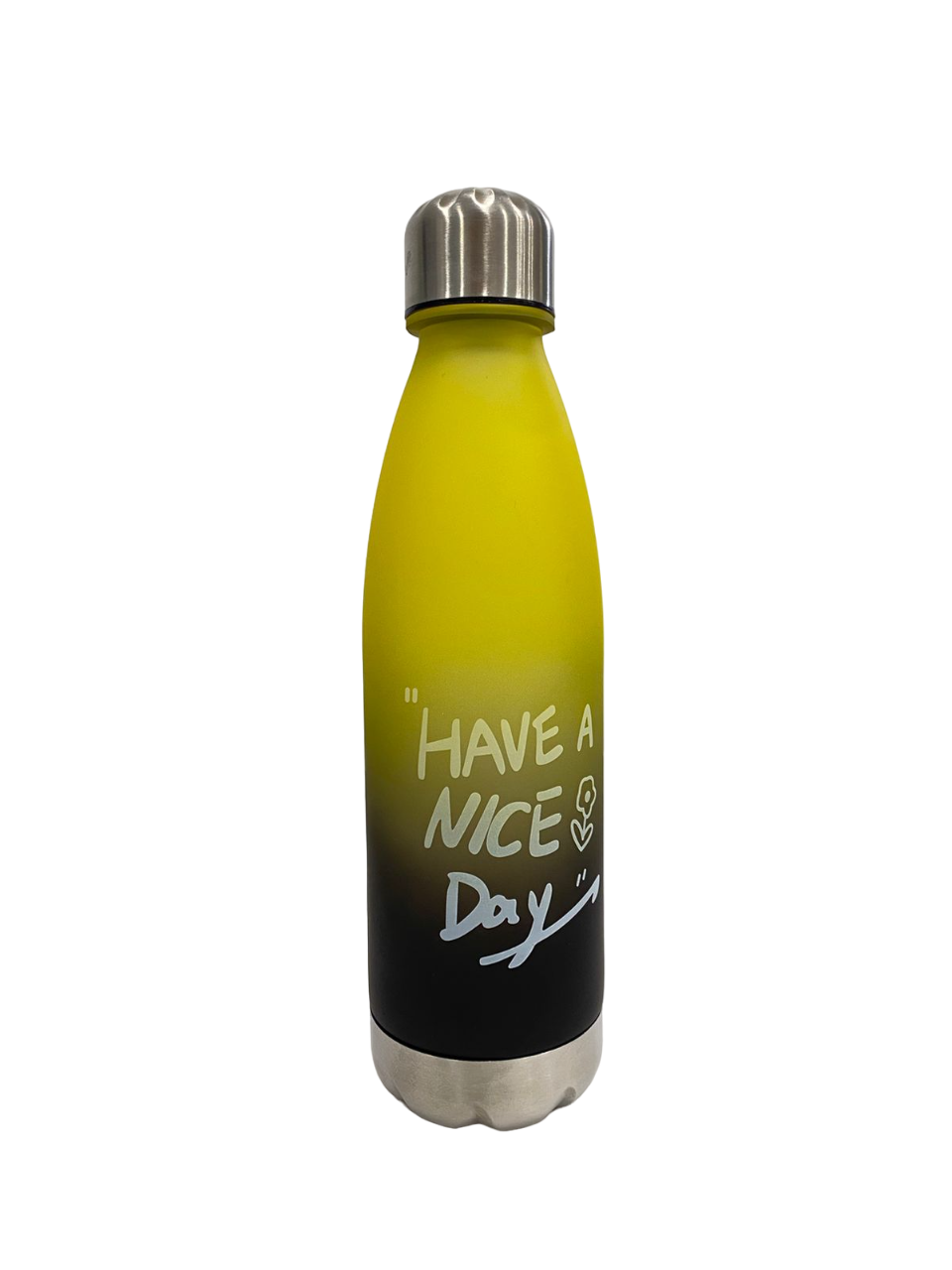 Have a nice day Plastic bottle with Stainless base 740ml