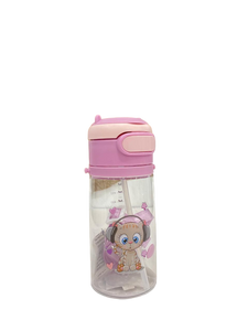 Kids Water bottle with rubber straw 500ml