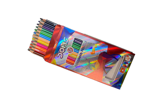 Doms Vibrant 12 Color Pencils