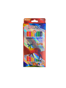 Doms Vibrant 12 Color Pencils
