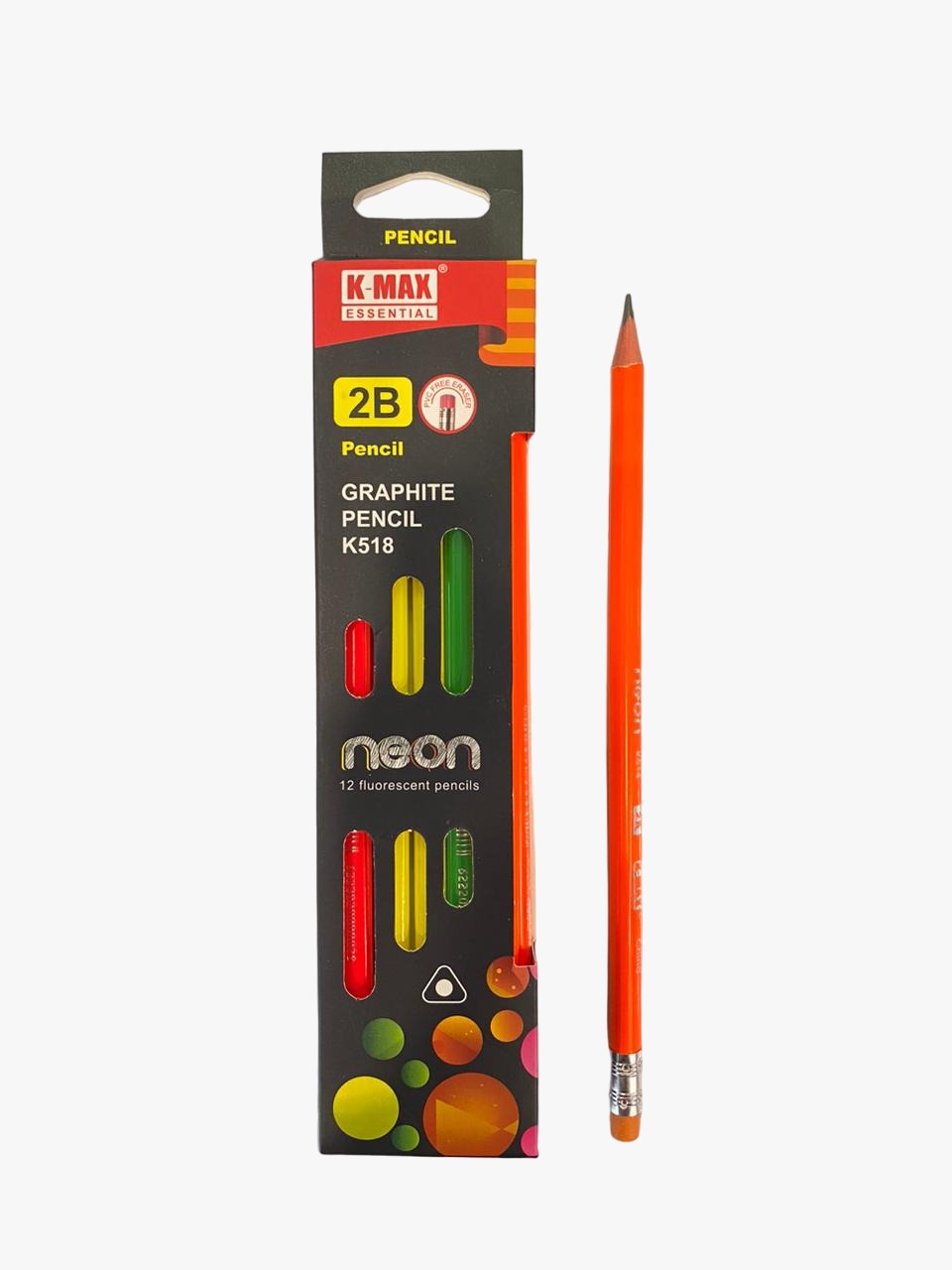 K-MAX Neon 2B 12 Pencils box