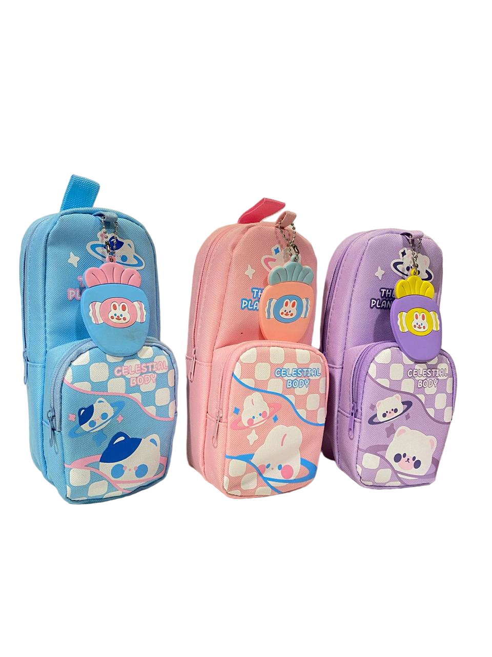 2 Zipper Pencil Case- 2215