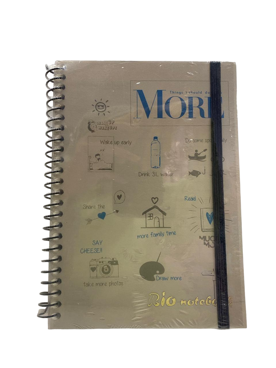 Rio Spiral Notebook 100 Lined Sheets – El-Fagala