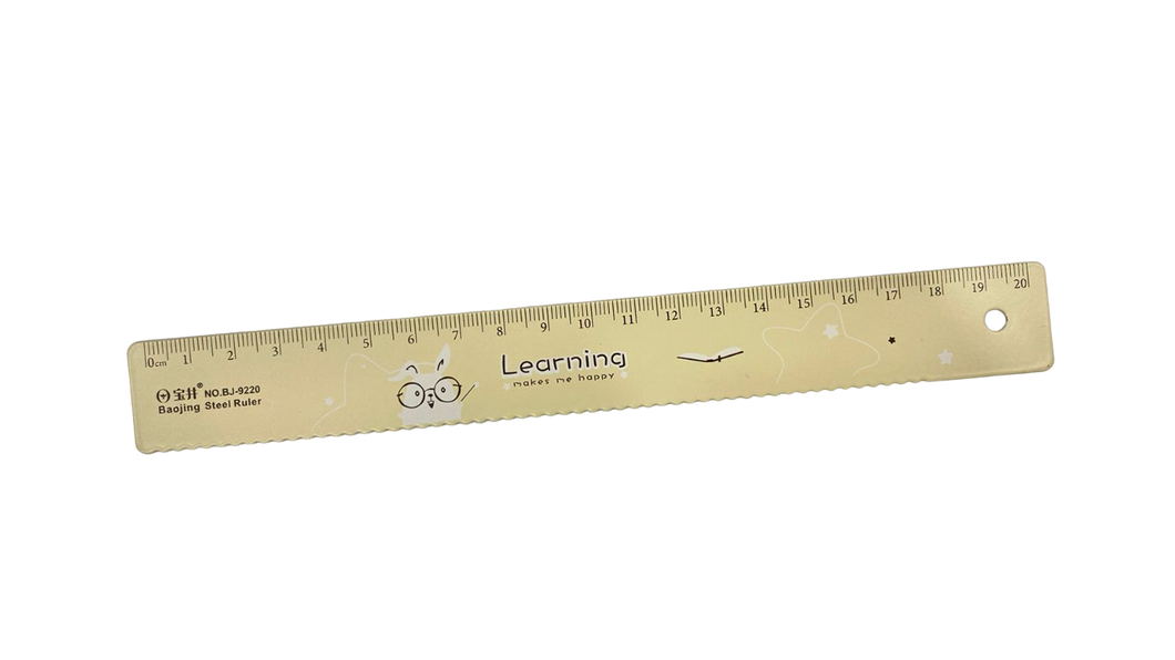 Baojing Steel 20cm Ruler J-9220