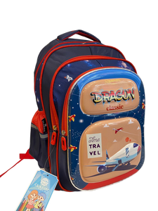 Classic 3D School Bag Size 18- Dragon