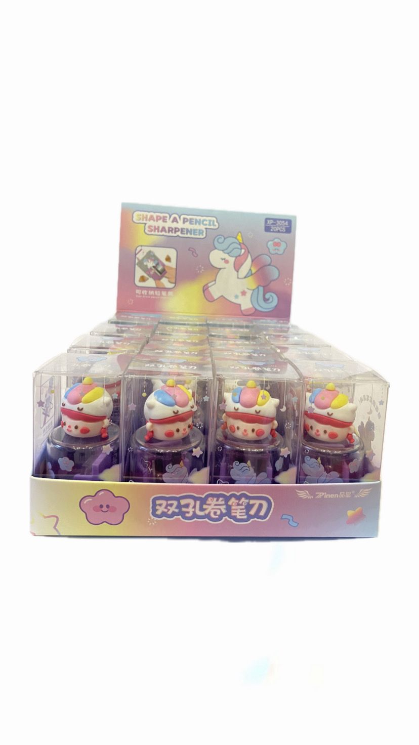 Unicorn Girl Double Hole Sharpener