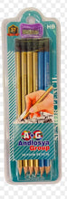 Load image into Gallery viewer, Strip Andalusian Pencil Set – 12 Pcs with Sharpener
