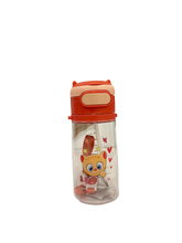 Load image into Gallery viewer, Kids Water bottle with rubber straw 500ml
