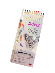 DOMS 12 Color Pencils (Artist Quality )