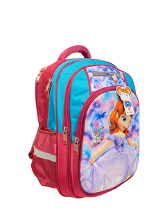 AA Classic 4 Zippers School Bag Size 18-Princess