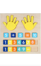 Load image into Gallery viewer, Finger arithmetic game _ Montessori Game
