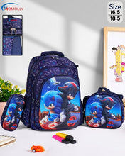 Load image into Gallery viewer, Momolly Print Unit School Bag Set + Lunch Bag + Pencil Case Size15
