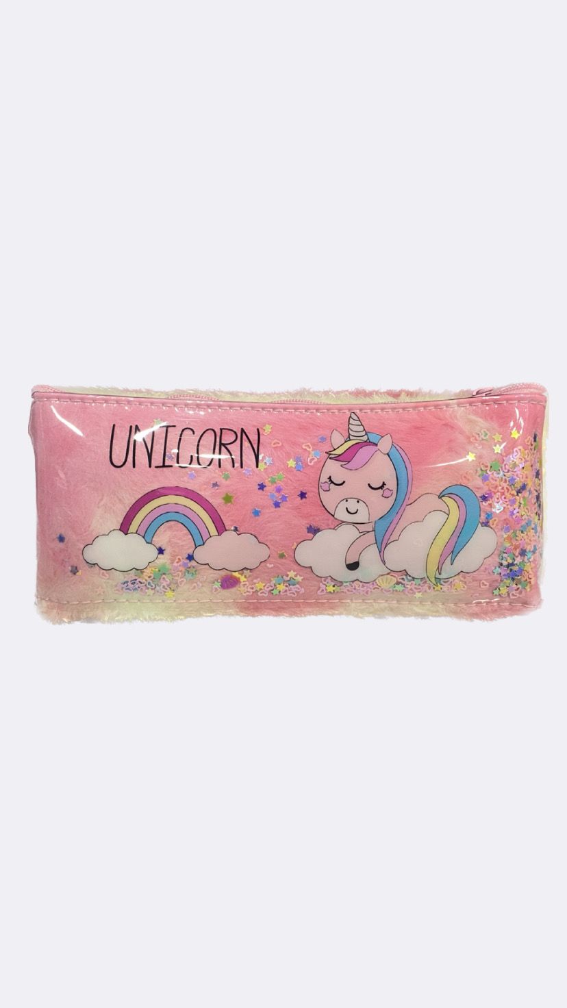 Feather Unicorn Pencil Case