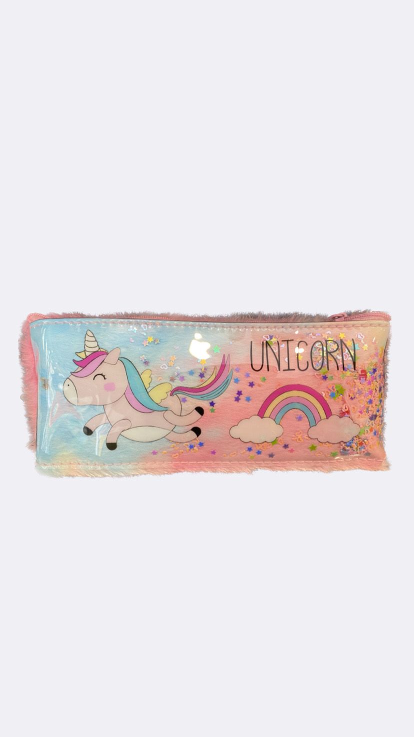 Feather Unicorn Pencil Case