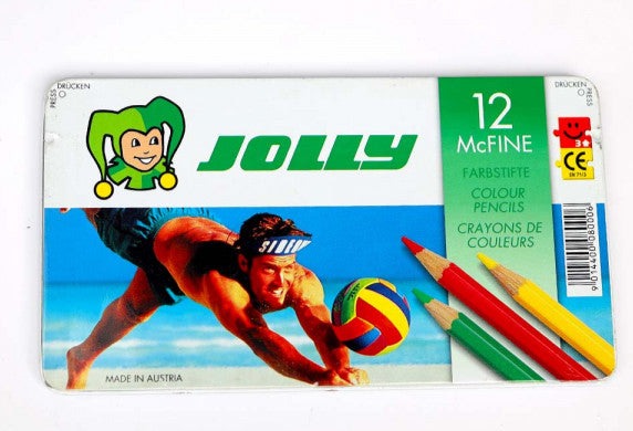 Jolly Colored Pencils 12 , 36 pcs with Metal Box