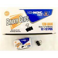 Binder Clips Size 1.5 (15mm)