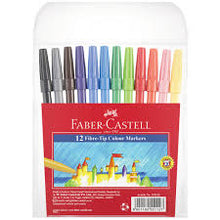 Load image into Gallery viewer, Faber Castle Fibre tip Coloring 6 ,12 pens
