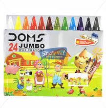 Load image into Gallery viewer, DOMS Jumbo Wax Crayons 12,24

