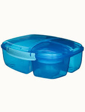 Load image into Gallery viewer, Sistema Triple Split 2L Lunch box with yogurt pot
