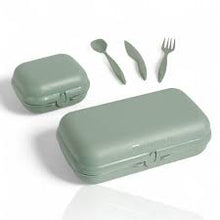 Load image into Gallery viewer, Banana Large Easy Lock 3*1 Lunch Box
